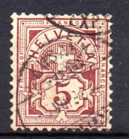 Suiza AÑo 1882/99 Nº 65 (o9